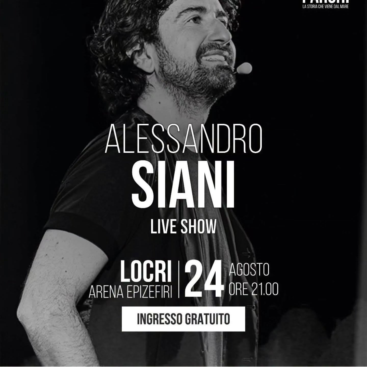 Luce Sui Parchi- ALESSANDRO SIANI LIVE SHOW